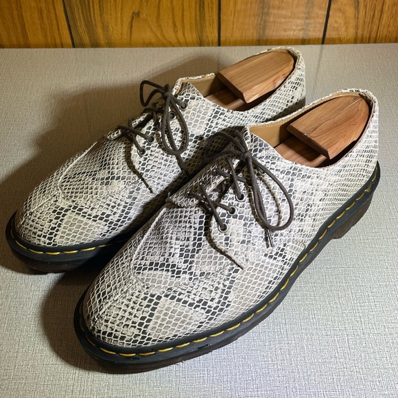 Dr Martens 2046 Python embossed suede - Picture 4 of 11